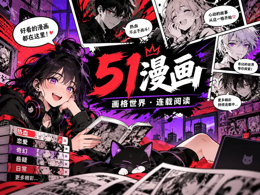 51漫画主题配图